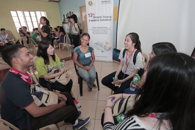 Student delegates interviewed members of local communities as part of an immersion process.