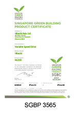 Green Mark certificate SGBP-3565