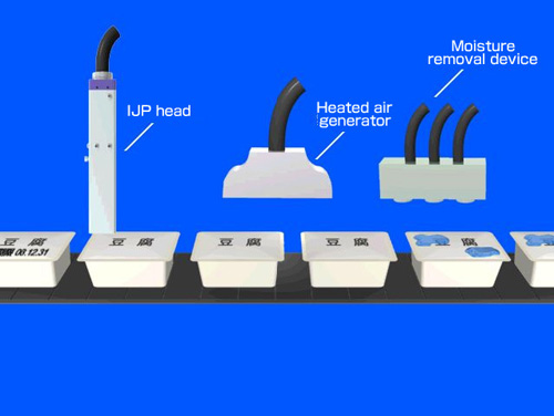 Moisture/condenion removable printing